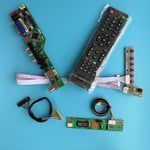 Contrôleur de câble USB VGA AV AUDIO LCD LED TV HDMI 1 CCFL lampes, kit de bricolage pour moniteur d'écran 15.6 ""1366*768