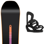 NITRO Pack snowboard Nitro Prime Chroma Cam-out 25 + Fixations Homme Noir / Multicolore taille 149 2025