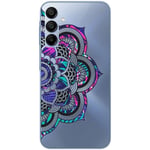 Coque pour Galaxy S23 FE Mandala fluo rose violet