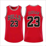 Red Mesh Sleeveless Breathable #23 Away Basketball Moisture-Wicking Jersey Basketball Best Gift Jersey