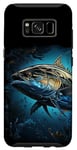 Coque pour Galaxy S8 Portrait de thon rouge pêche en haute mer pêcheur pêcheur, art
