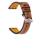 Huawei Watch GT 2e / GT 2 46mm Cowhide genuine leather watch str Brun