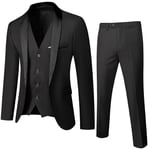 (Veste+Pantalon+Gilet)Costume Homme 3 Pièces Grande Taille En Slim Fit Grande Vêtements Masculin Fbc144