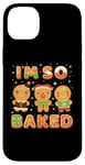 Coque pour iPhone 14 Plus Biscuits amusants de Noël I'm So Baked Gingerbread Man