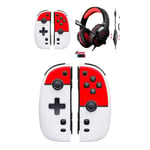 Joycons Manettes SWITCH Nintendo iiCon Pokeball dragonnes V2 + CASQUE SWITCH PRO-SH3 SPIRIT OF GAMER