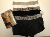 CALVIN KLEIN  3PACK STEEL MICROFIBER LOW RISE TRUNKS LARGE  £46 MICROFIBRE