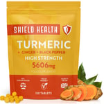 Turmeric Curcumin 5606mg Ginger and Black Pepper 120 Tablets High Strength