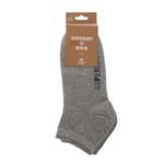 Superdry Mens 3 Pack of Trainer Socks in Grey Marl material_cotton - Size Small/Medium