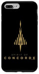 Coque pour iPhone 7 Plus/8 Plus Spirit Of Concorde Gold Avion