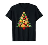 Tropical Fruit Christmas Tree T-Shirt