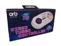 Retro Gaming Orb Gaming Wired Turbo Controller for SNES ClassicNew Sealed