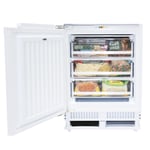 SIA RFU103/E Built In 105L White Integrated Under Counter 3 Drawer Freezer