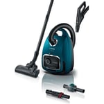 BOSCH BGL6FAM1 - Aspirateur avec sac - Variateur de puissance à la poignée - Brossette multi-usage intégrée - Très silencieux 69 dB