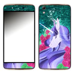 DISAGU SF de HWT-107002 _ 990 Design d'écran pour Alcatel One Touch Idol 4 Motif Licorne Magique