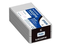 Epson SJIC22P(C) - Noir - originale - cartouche d'encre - pour TM C3500