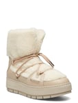 Tommy Teddy Snowboot Shoes Boots Ankle Boots Ankle Boots Flat Heel White Tommy Hilfiger