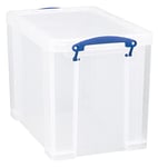 Really Useful Plastic Storage Box 24 Litre Clear,465 x 270 x 290 cm