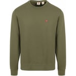 Sweat-shirt Levis  Pull Logo Vert Olive