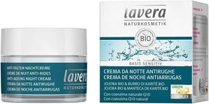 lavera Anti-Ageing Night Cream Q10 ∙ Softens & firms The Skin ∙ Vegan ✔ O