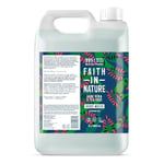 Faith In Nature Natural Aloe Vera and Tea Tree Hand Wash, Rejuvenating, Vegan and Cruelty Free, No SLS or Parabens, 5 L Refill Pack