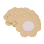 20pcs Disposable Breast Pasties Light Beige Adhesive Bras Breathable Nipple LSO