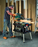 Keter Portable Work Bench Table Folding Garage Universal Metal Rails MASTER new