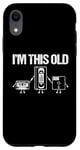 Coque pour iPhone XR I'm This Old (Cassette, VHS, Floppy Disk) - Funny 80s Novelty