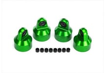 Traxxas X-Maxx Shock Caps, Aluminum (Green Anodized), GTX Shocks (4)/ Spacers (8) TRX7764G