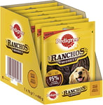 PEDIGREE Ranchos Originals – Collation Douce pour Chien avec Poulet – Séchage Doux – Idéal pour Les Petits et Grands Chiens – 7 x 70 g