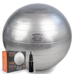 Phoenix Fitness Anti Burst Fitness Ball with Hand Pump Yoga Swiss Ball (64cm)