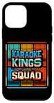 Coque pour iPhone 12 mini Karaoke Kings Squad Singing Party Fun Group Talent -