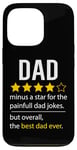 Coque pour iPhone 13 Pro Drôle papa fête des pères blague humour papa fils fille papa papa papa