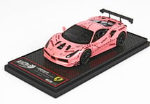 1:43 Bbr Ferrari 488 Challenge #0 Rolex 24H Daytona 2018 Pink BBRC248 Modellino