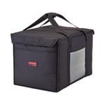 CAMBRO Varmebag for mat - 53.5 x 35.5 cm Sort åpning på oversiden