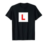 Learner Driver 17 Birthday L Plates Print T-Shirt