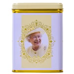 New English Teas Queen Elizabeth II Tea Tin with 40 English Breakfast Teabags, Royal Family