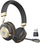 Earbay Wireless Headset, Headphones with Microphone Noise Canceling & 45H Work &