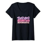 Womens Funny There's Nothing Sexier Than Algorithms Design V-Neck T-Shirt