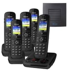 Panasonic KX-TGH725EB Quint Cordless Telephone with Long Range