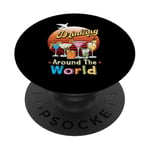 Drinking Around The World Travel Around The World Travelers PopSockets Adhesive PopGrip