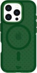 tech21 EvoCheck – Coque de Protection Contre Les Chocs pour iPhone 16 Pro, Compatible avec MagSafe, Vert forêt