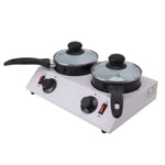 Electric Melting Pot Chocolate Melting Machine 2 Tanks 30-85℃ Adjustable For