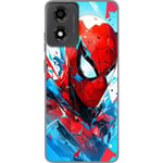 Motorola Moto E14 Genomskinligt Skal Spiderman