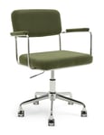 Habitat Ezra Fabric Office Chair - Olive