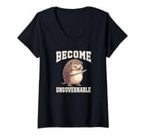 Womens Funny Become Ungovernable V-Neck T-Shirt