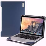 Broonel Blue Leather Case For LG gram 16" laptop   ultra-lightweight 16Z90R