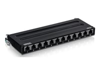 Trendnet Tc-P12c6as - Patchpanel - Veggmonterbar - Cat 6A - Stp - Rj-45 X 12 - 0,5U