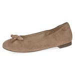 CAPRICE Femme 9-9-22112-20 Ballerine, Beige (Desert Suede), 42 EU