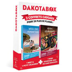 Coffret cadeau Dakotabox Bi-pack Week-end romantique et Repas gourmands