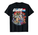 G.I. Joe Retro Group Shot American Hero Fade Logo T-Shirt